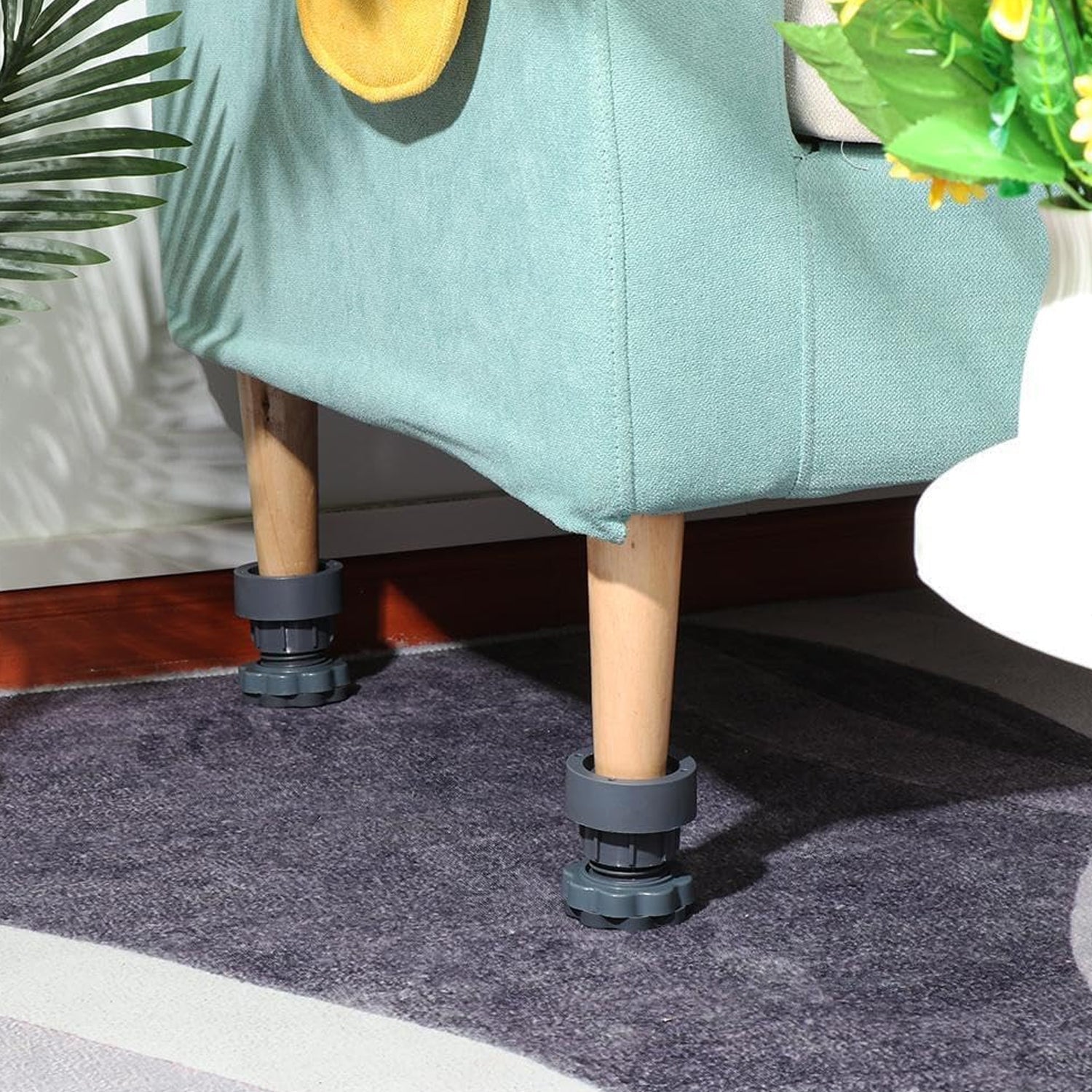 17851 Plastic Washing Machine Vibration Feet Pad, Adjustable Highly Non-Slip Support Anti Vibration Pads Walk Pads Shock Absorber Noise Cancelling Furniture Lifting Base (4 Pcs Set) 17851 Plastic Washing Machine Vibration Feet Pad, Adjustable Highly Non-Slip Support Anti Vibration Pads Walk Pads Shock Absorber Noise Cancelling Furniture Lifting Base (4 Pcs Set)